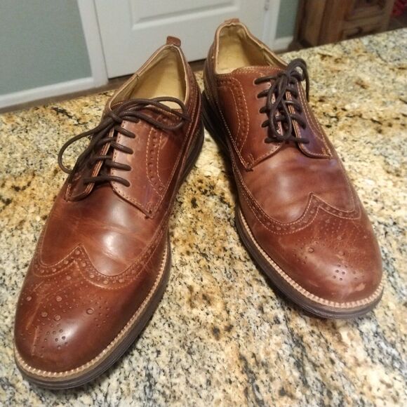 Cole Haan Men's Grand OS Cambridge Wingtip Leather Oxford Shoes 9.5 M C27845 - Picture 1 of 12